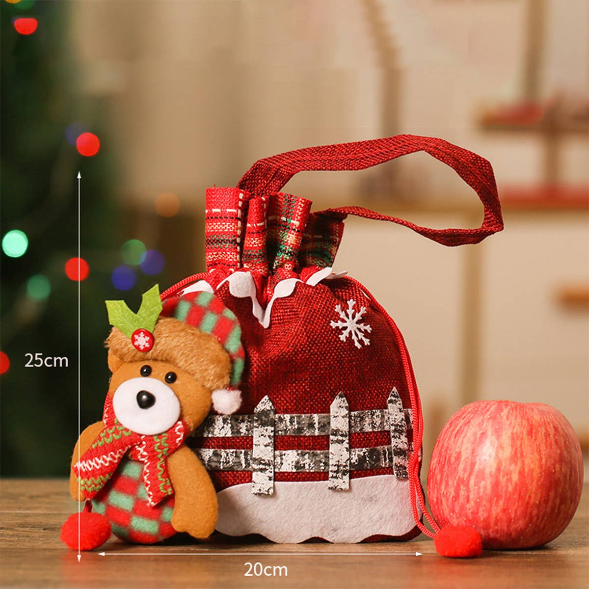 CWMM9345_CHRISTMAS EVE APPLE CANDY GIFT PACKAGING BAG