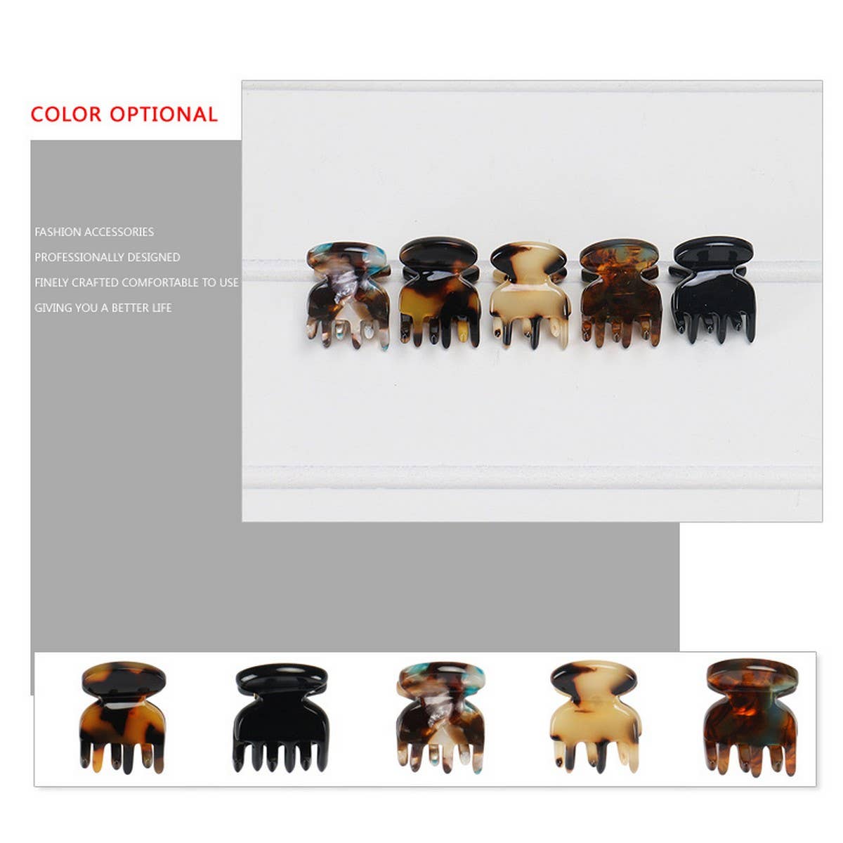 SMALL HAIRPIN ACETATE SHEET MINI HAIRPIN_CWAHA4256