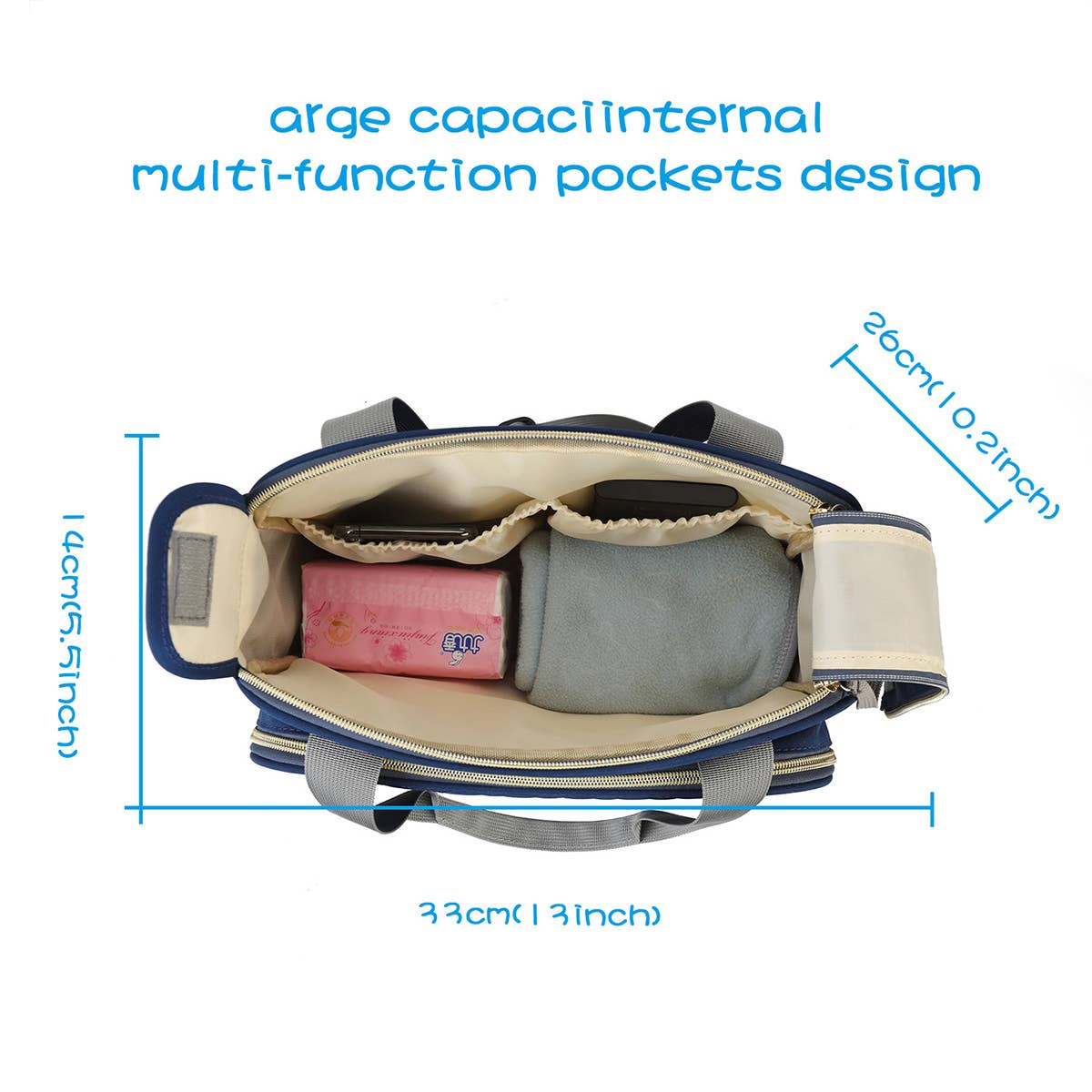 TRAVEL CROSS-BODY MOMMY BAG_CWAB2227