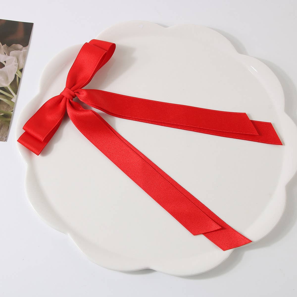 DOUBLE-LAYERED BOW HAIR CLIP_CWAHA1047