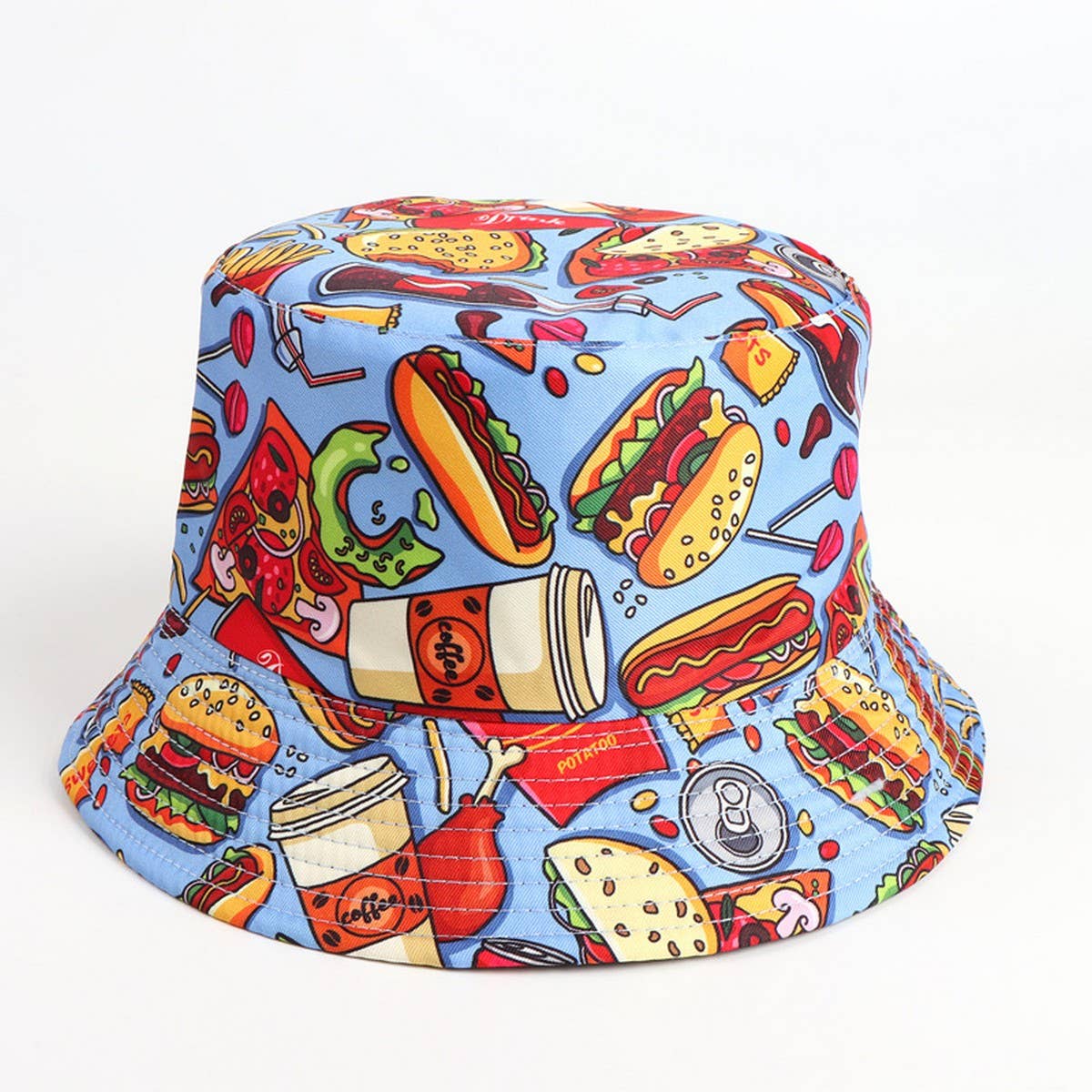CWAH1521_PERSONALIZED COLOR PRINTING REVERSIBLE BUCKET HAT