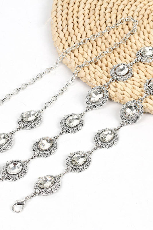 WOMEN RETRO DIAMOND BELT_CWABE0096