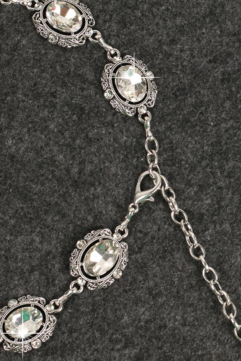 WOMEN RETRO DIAMOND BELT_CWABE0096