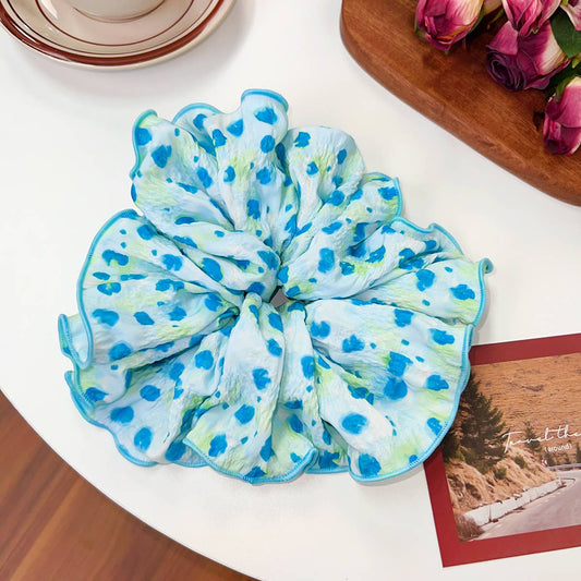 Floral vintage large intestine fabric hair band