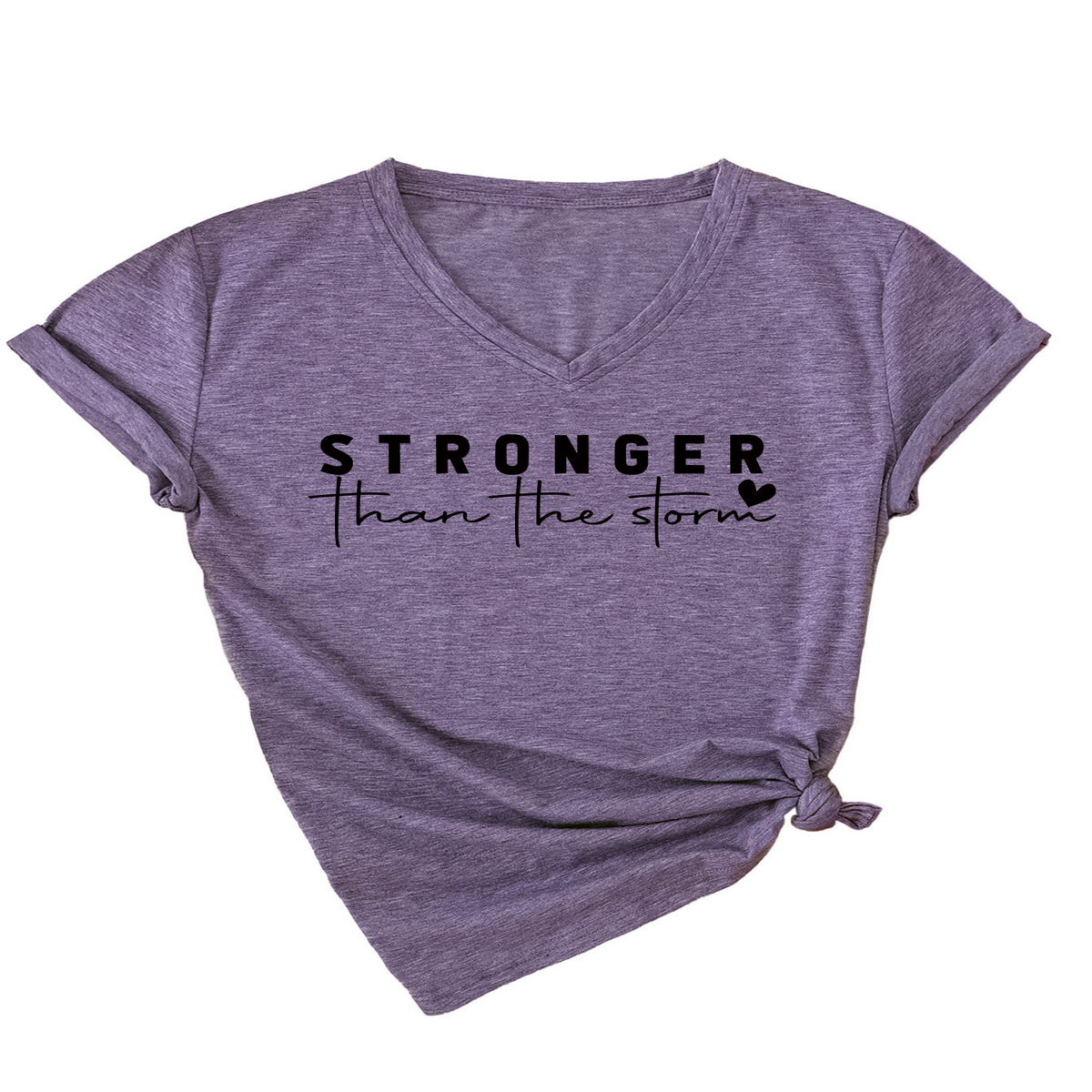 Basic V-Neck Tee for Women, Soft and Stylish_CWTTS1470