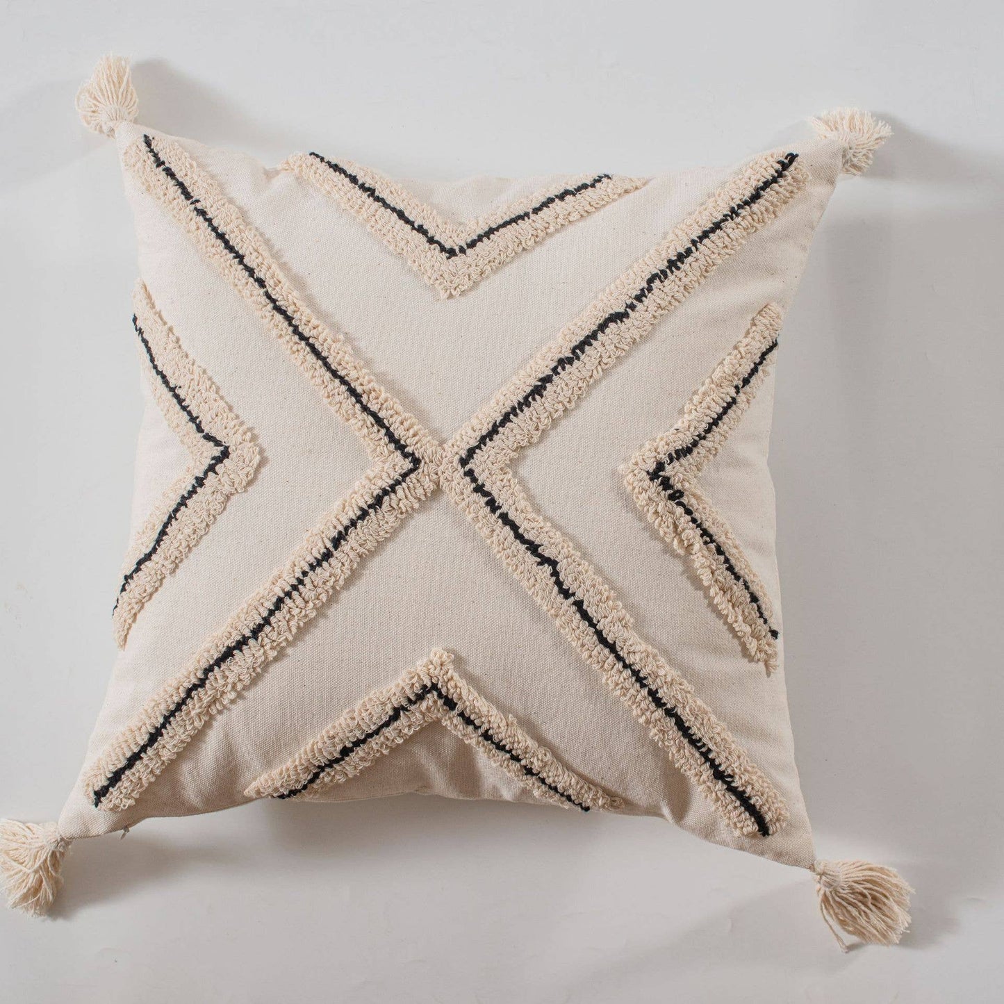 MULTI FLEECE PATTERNED COZY PILLOW COVER
