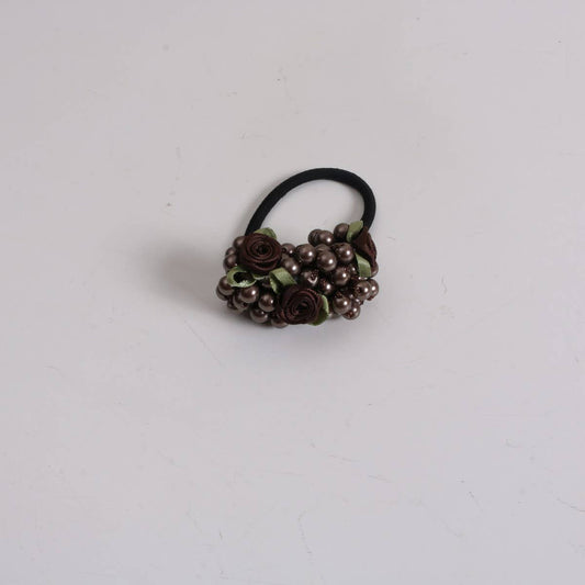 Cute Floral Pearl Hair Tie for Sweet Girls