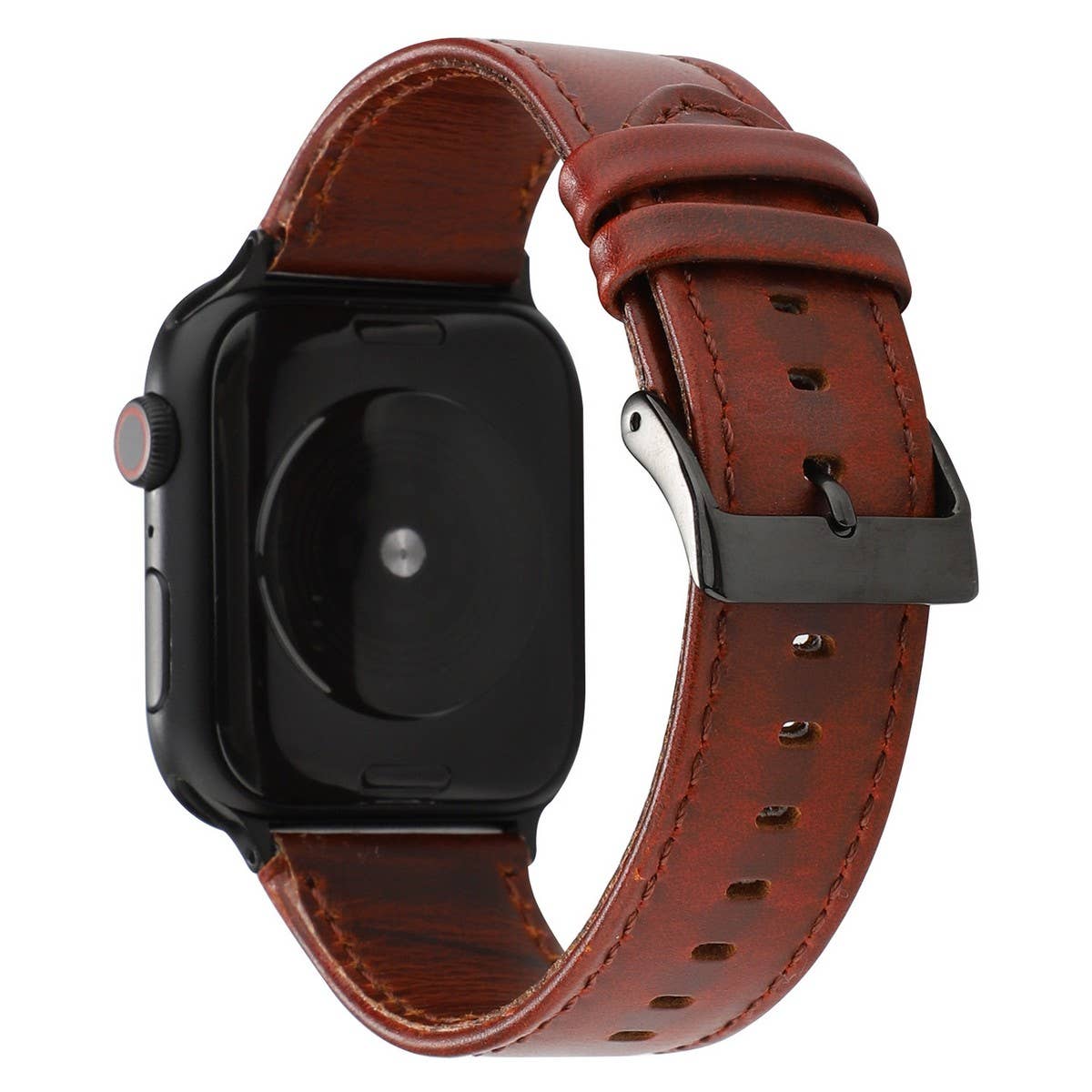 IWATCH7-1 SE CRAZY HORSE WAX LEATHER STRAP