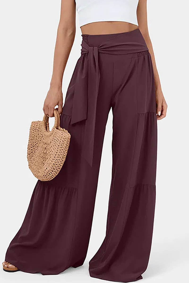 WOMEN CASUAL WIDE PANTS_CWBLP0352