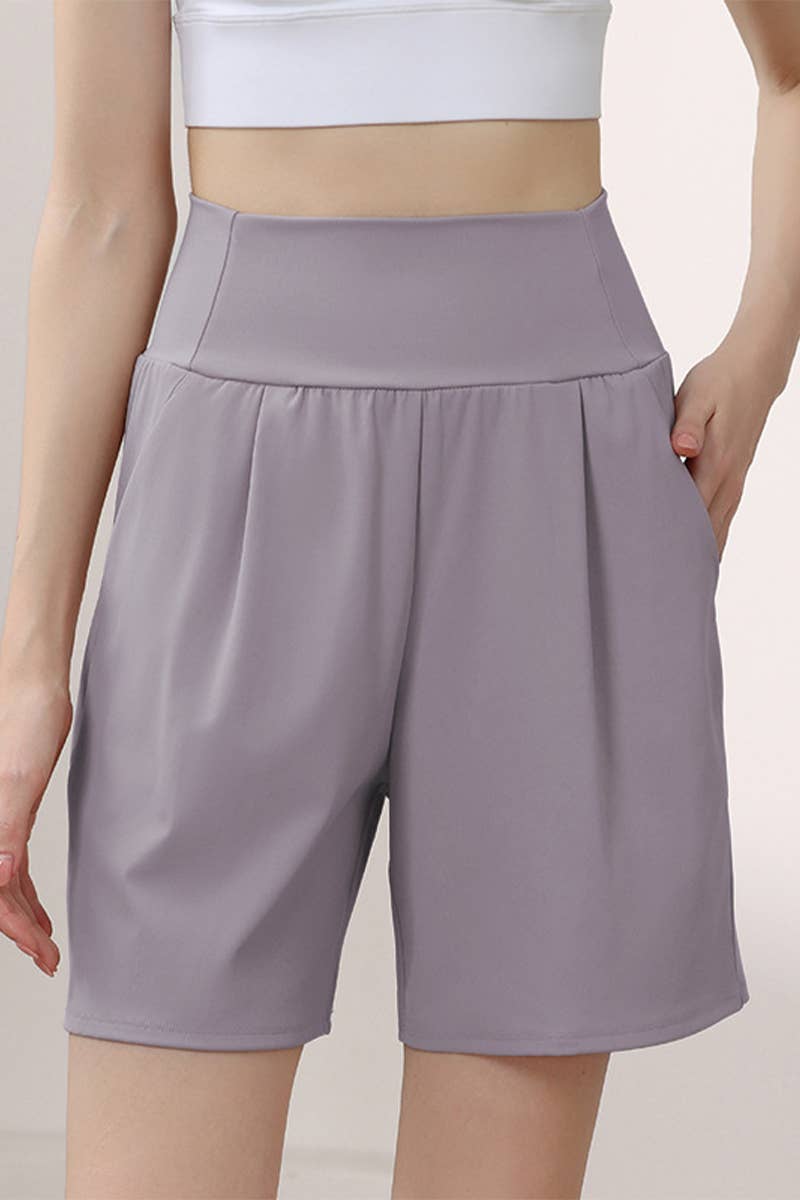 CWBSS0448_SUMMER LOOSE RUNNING YOGA SHORTS CYCLING PANTS