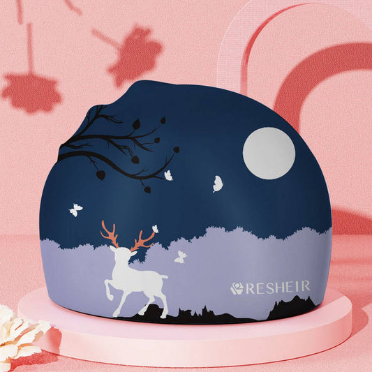 Girls' XL Silicone Swim Cap ?Cute Print