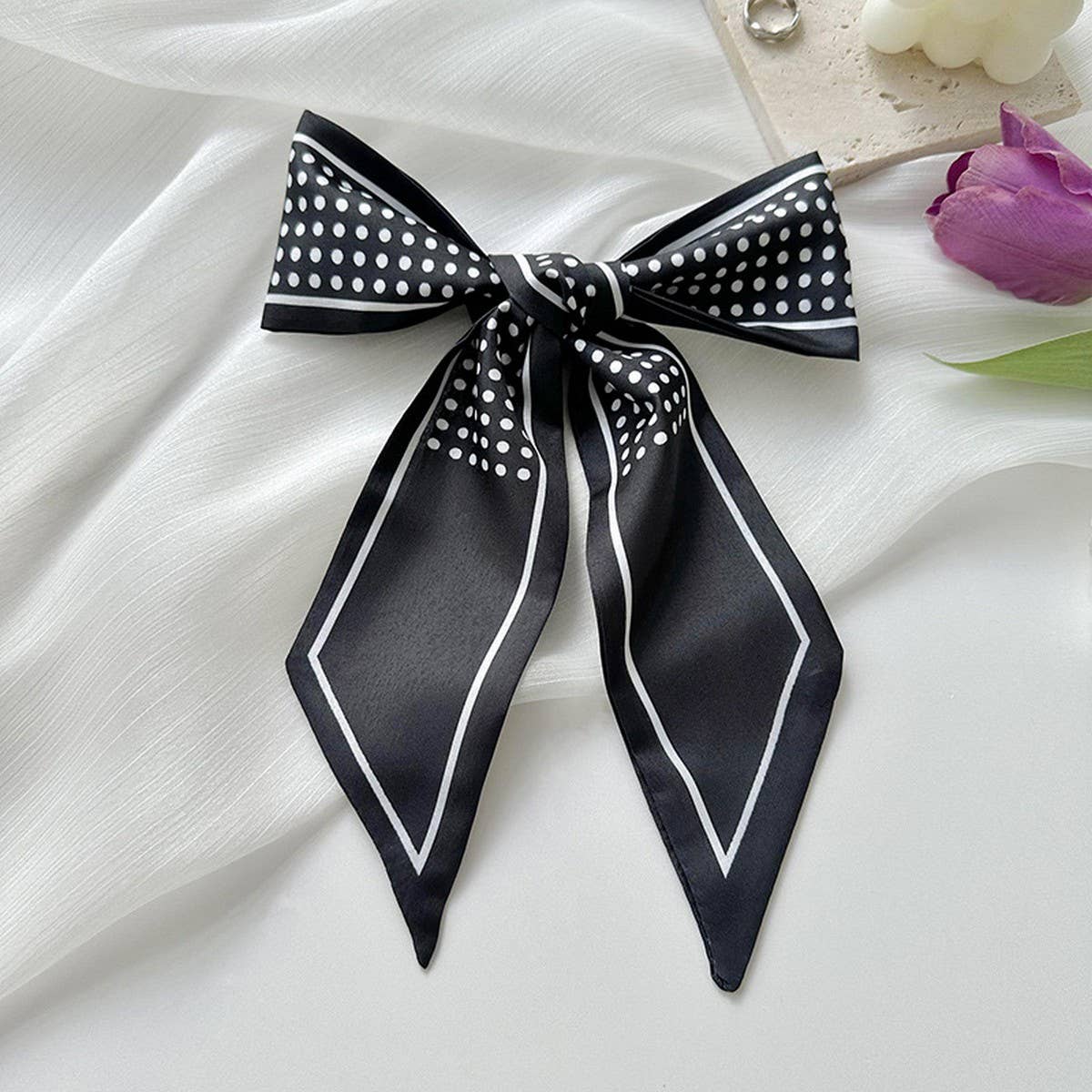 HIGH-END SIMPLE SILK SCARF FASHIONABLE HEADBAND