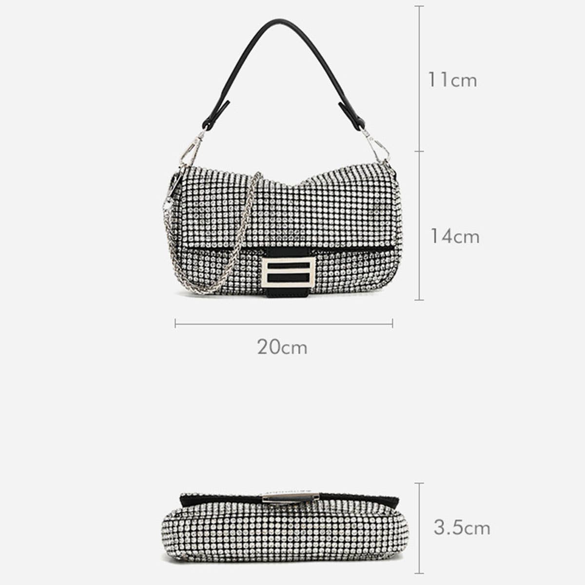 HIGH-END FASHIONABLE RHINESTONE EVENING BAG_CWAB3594