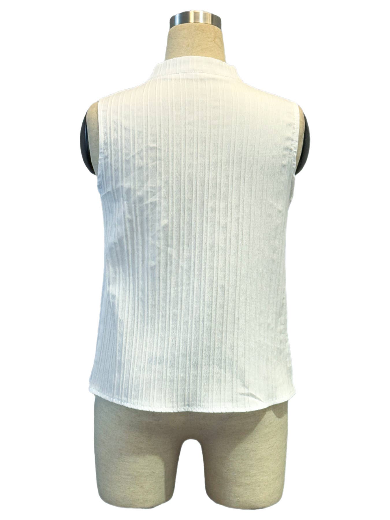 Solid-color V-neck slimming texture casual Top