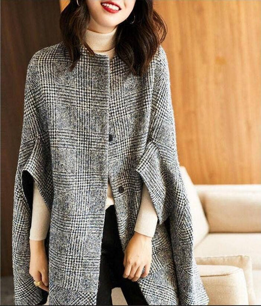 Cardigan Crew Neck With Three-Quarter Sleeves_Cwocal1251