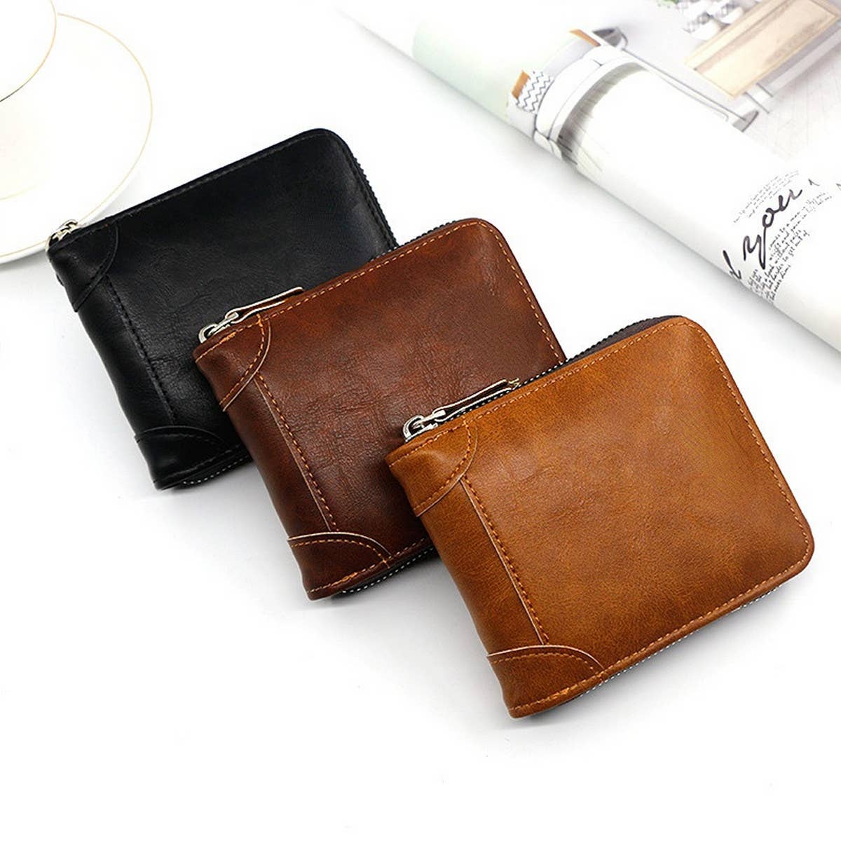2024 NEW RETRO FASHION SOLID COLOR WALLET_CWAB2601