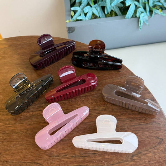 CWAHA4557_HOLLOW WATER DROP BUTTERFLY BUCKLE HAIRPIN