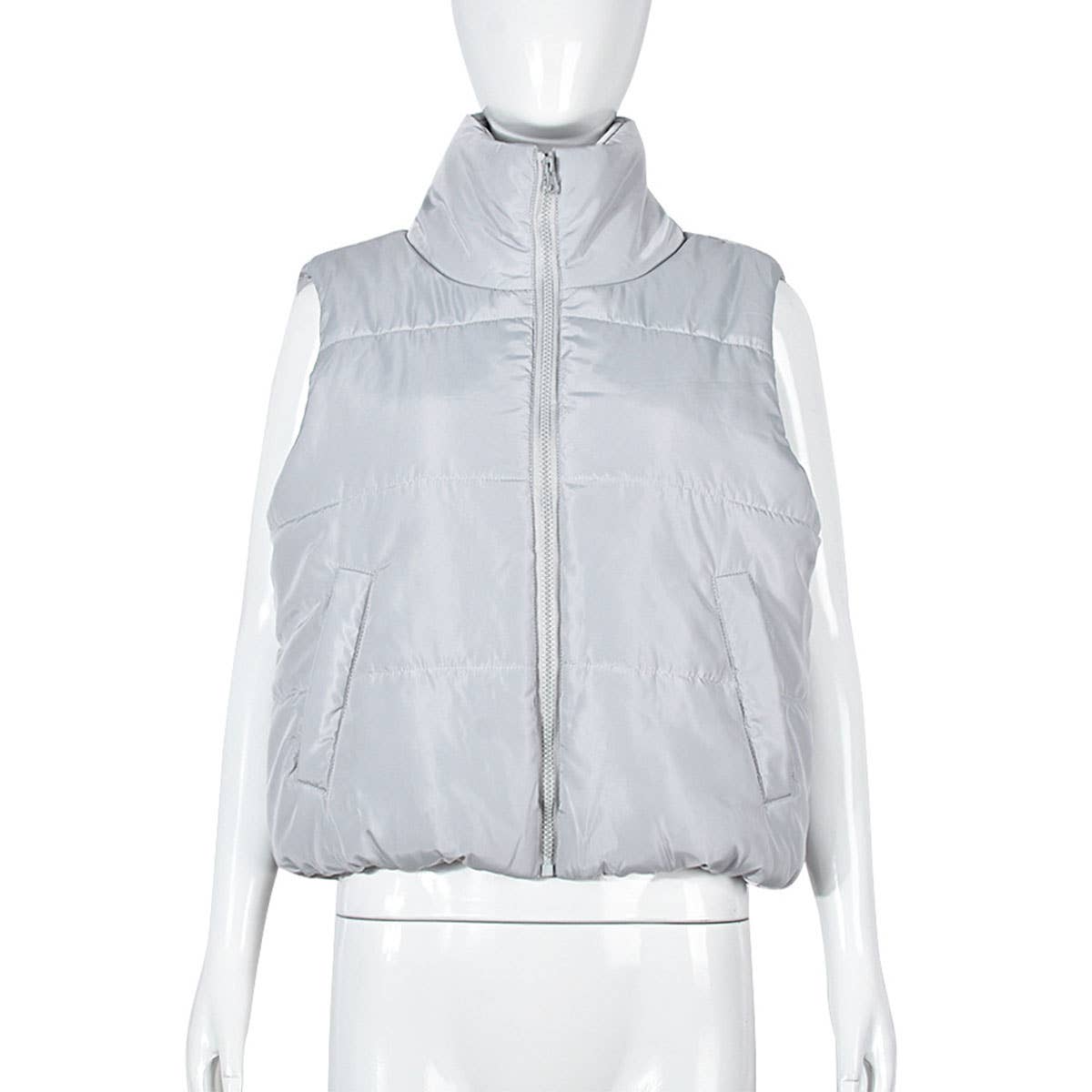 TEMPERAMENT CASUAL WARM COTTON-PADDED POCKET VEST