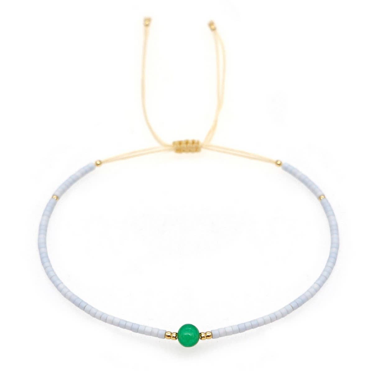 HAND-WOVEN FASHIONABLE RICE BEADS BRACELET_CWAB4620