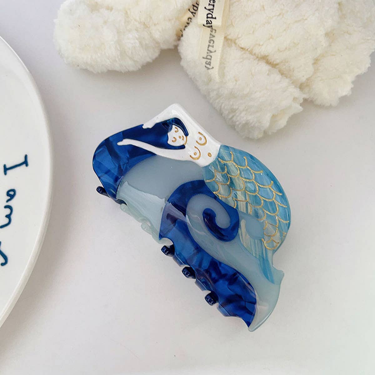 Mermaid Planet Hair Claw - Dreamy Cute Girl Clip_CWAHA1339