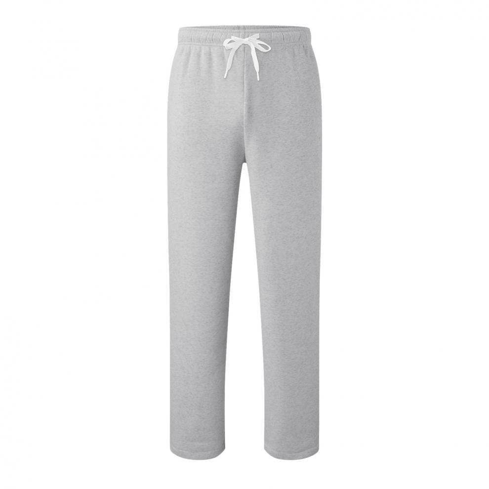 Side pocket straight-leg thickened sweatpants