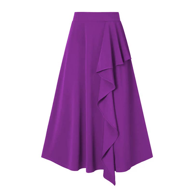 PLUS-SIZE LOOSE IRREGULAR SKIRT