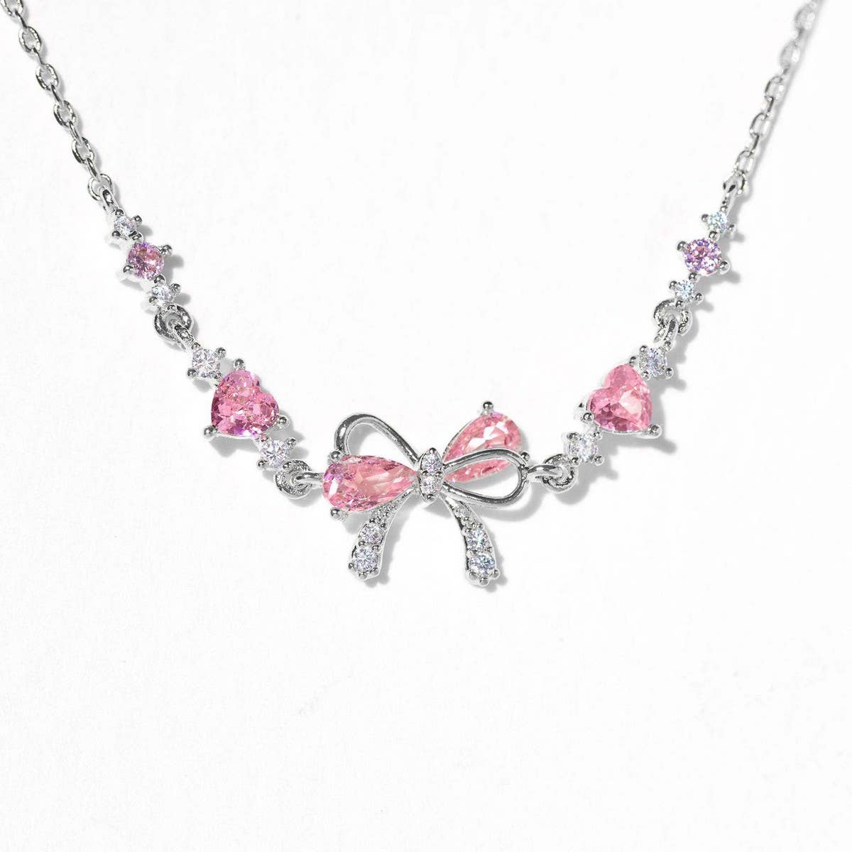 Love Zircon Butterfly Festival Necklace