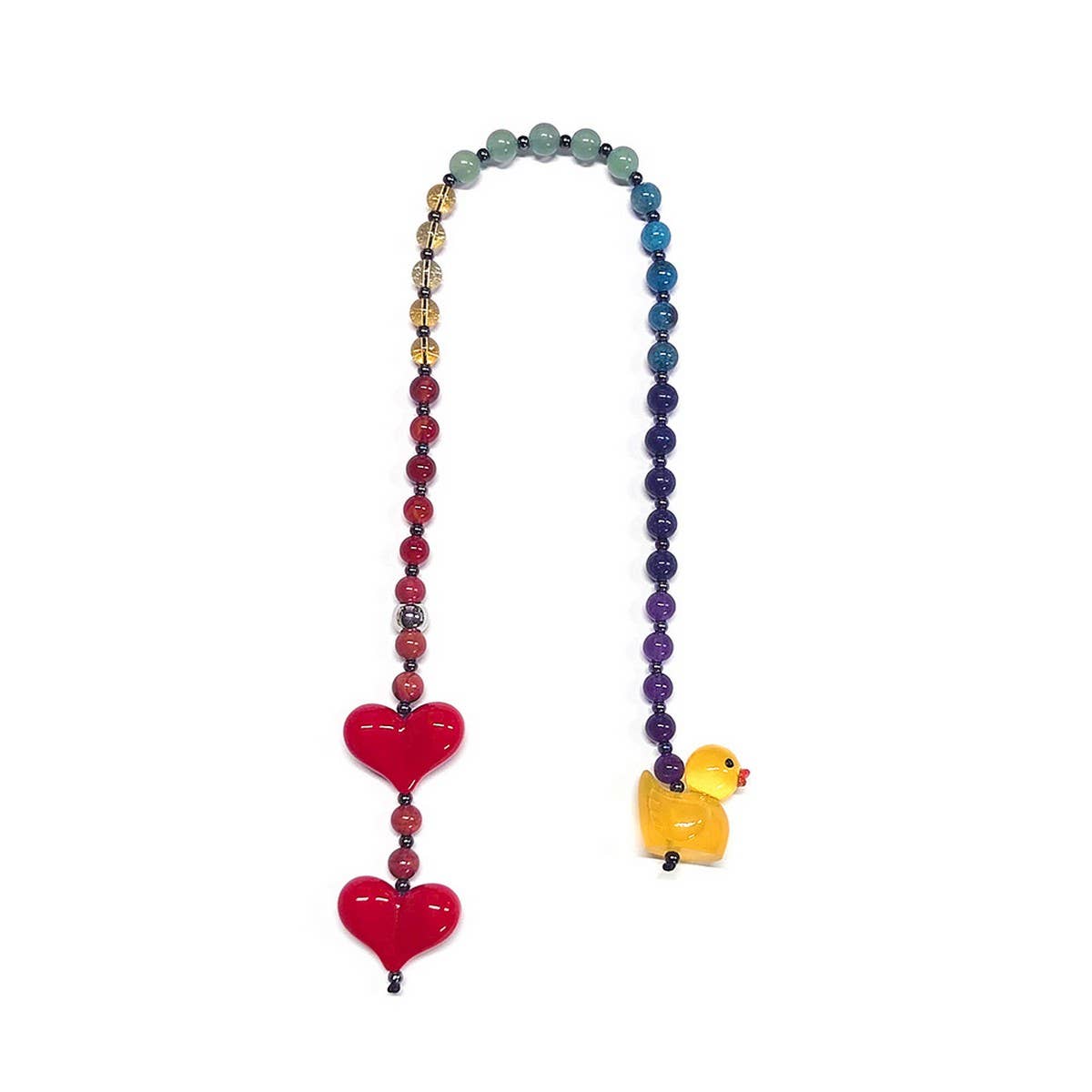 CWMM8692_COLORFUL NICHE FASHION ALL-MATCH LOVE PENDANT