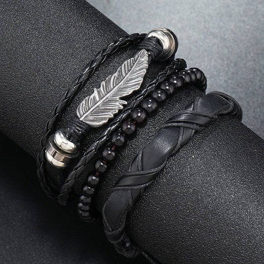 NEW SIMPLE HAND-WOVEN ALLOY BRACELET