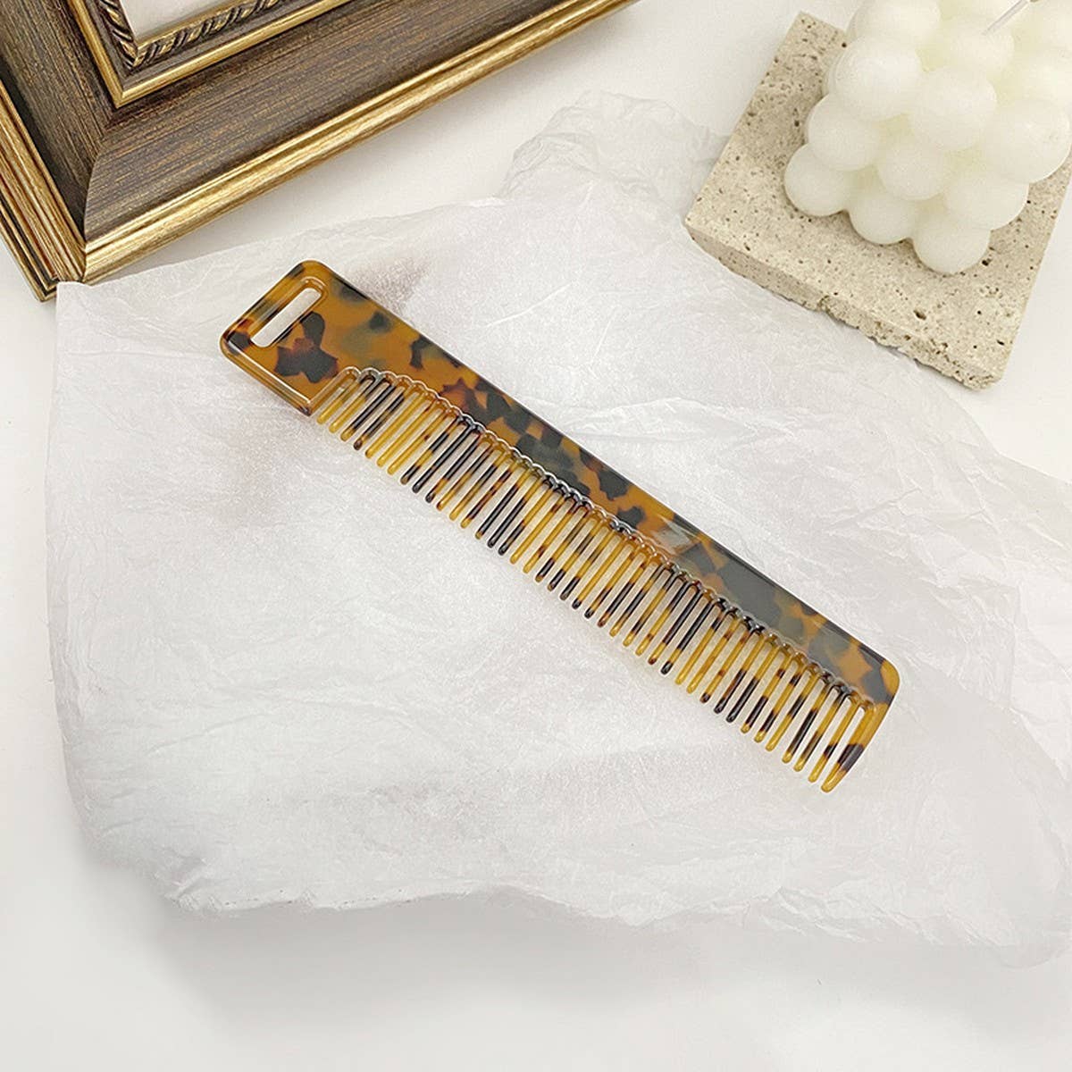 Retro Acetate Hair Comb for Styling & Makeup_CWMM6429