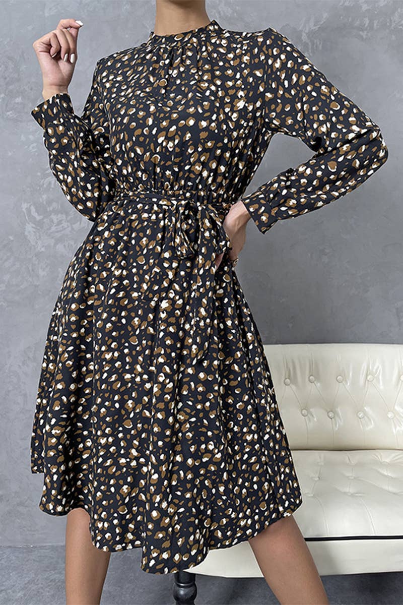 TEMPERAMENT DESIGN SENSE OF MID-STYLE DRESS