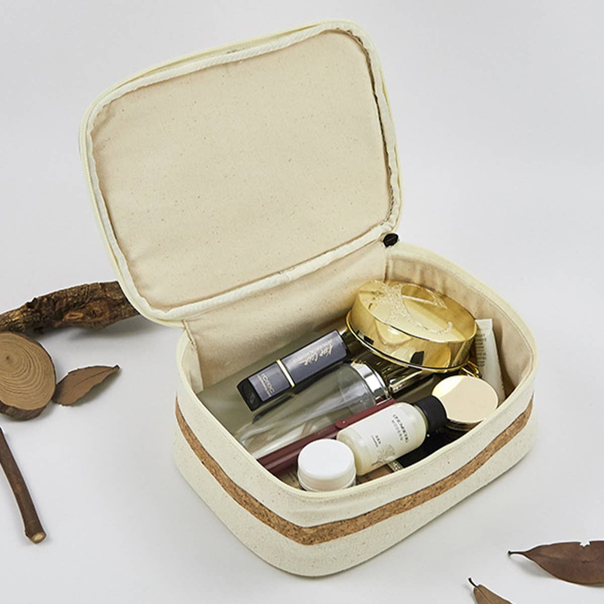 TRAVEL TOILETRIES STORAGE BAG SET MAKEUP BAG_CWAB1423