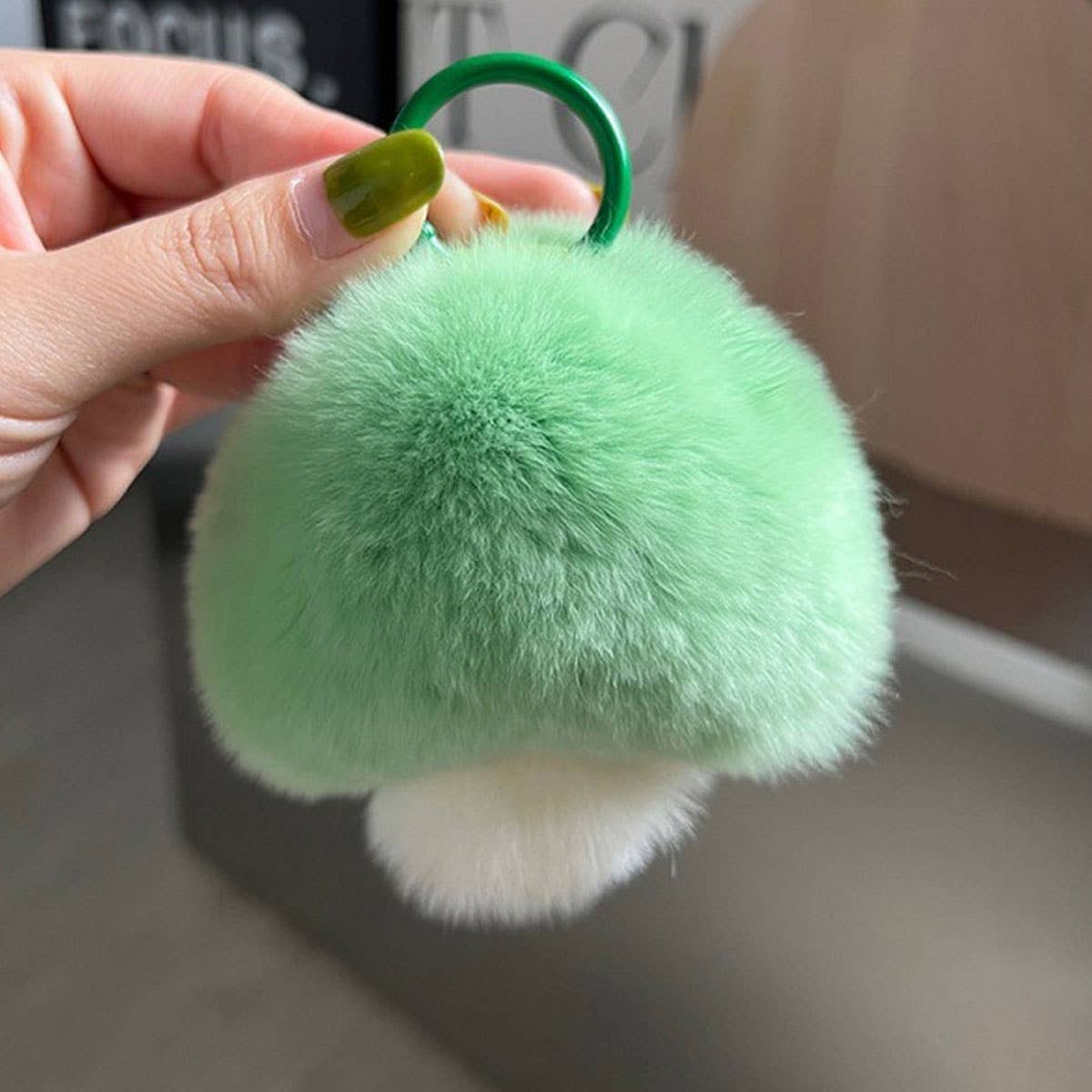 CUTE MUSHROOM KEYCHAIN PENDANT PLUSH ORNAMENT