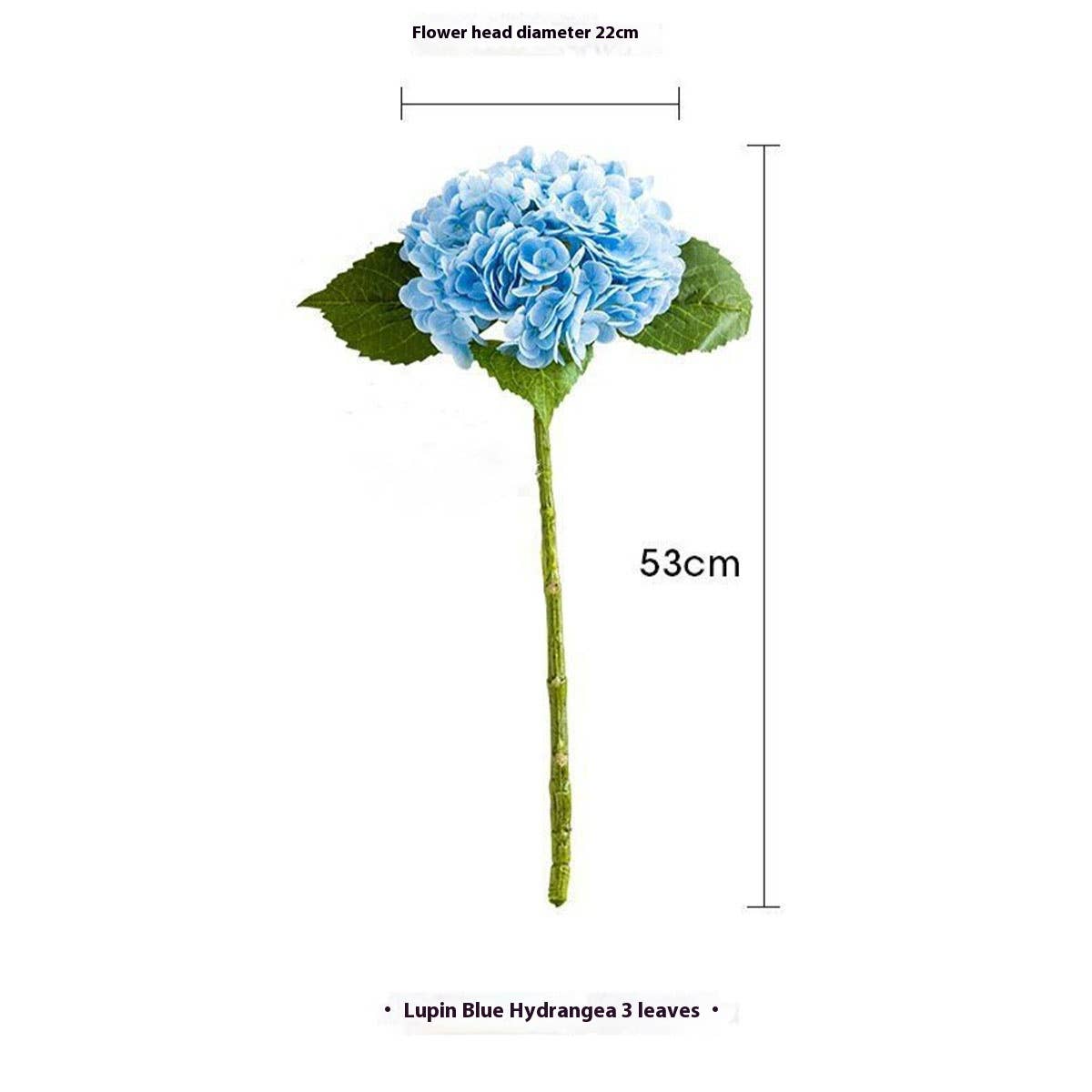 3D Touch Artificial Hydrangea Hotel Wedding Decor_CWMM6463