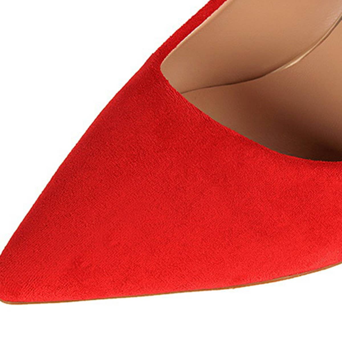 SIMPLE SUEDE SHALLOW-MOUTH POINTED HIGH HEELS_CWSHH0037