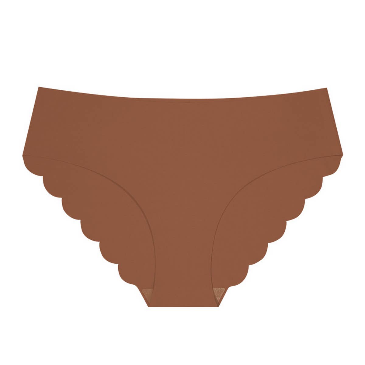 SEAMLESS ICE SILK WAVY LACE UNDERWEAR