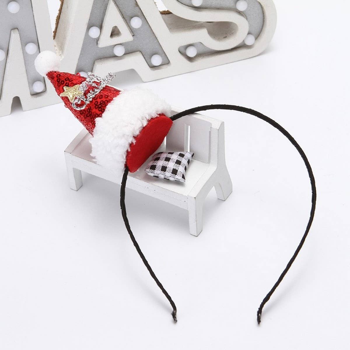 CHRISTMAS HAIRPIN DECORATION HAT HEADBAND GIFT