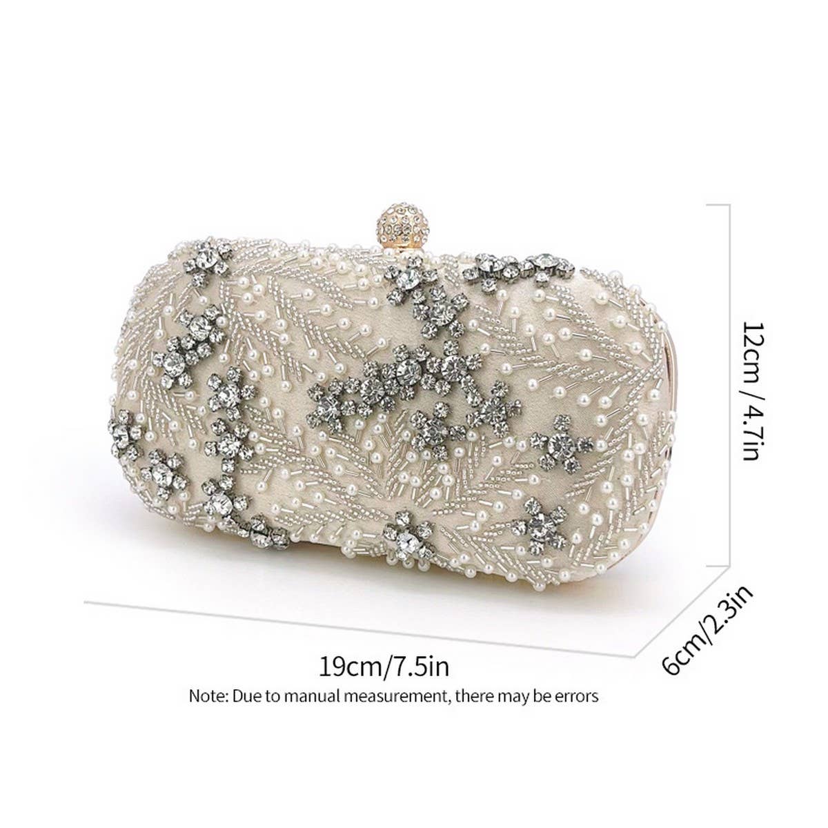 TEMPERAMENTAL HIGH-END NICHE BEADED CLUTCH_CWAB2502