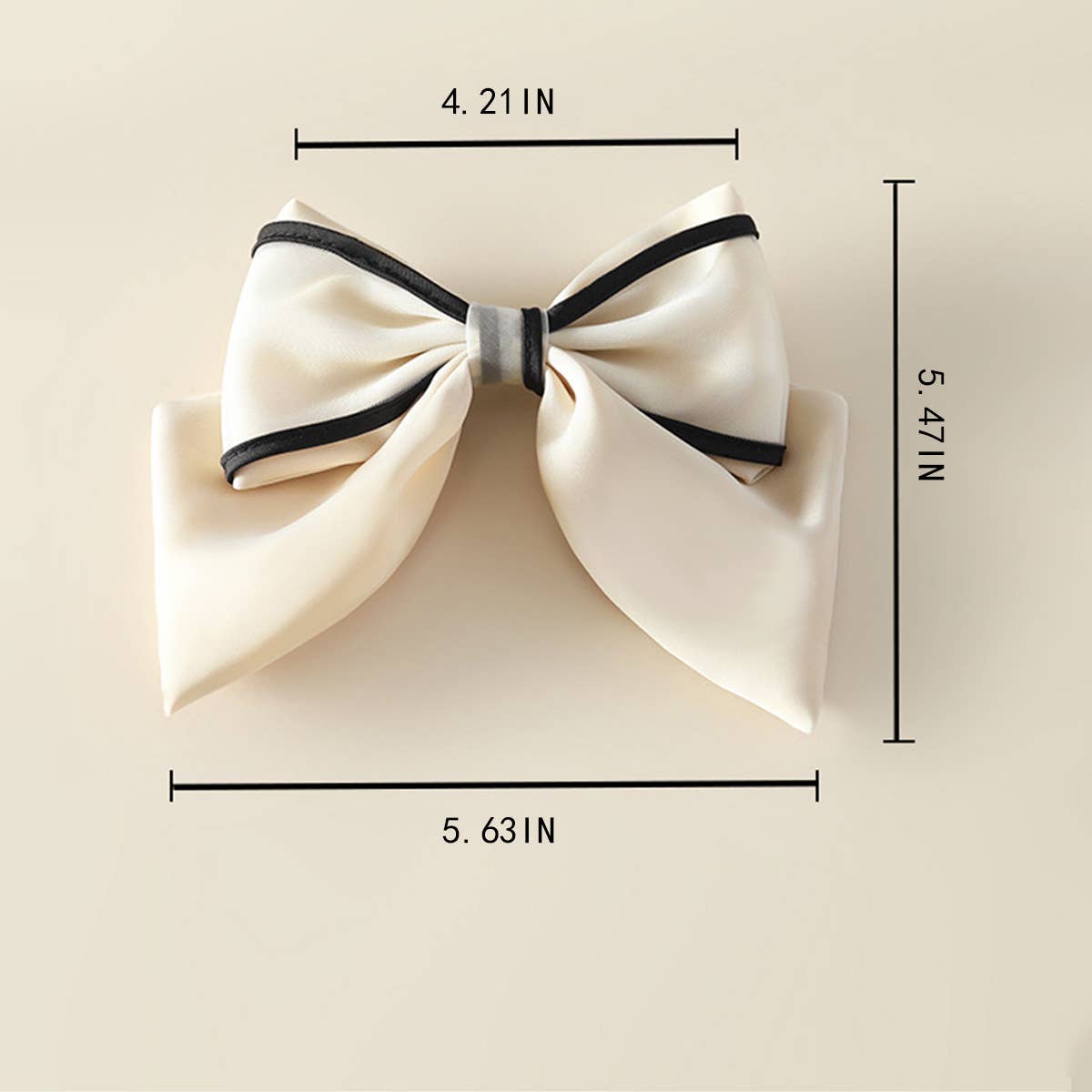 VERSATILE AND SIMPLE BIG BOW HAIRPIN
