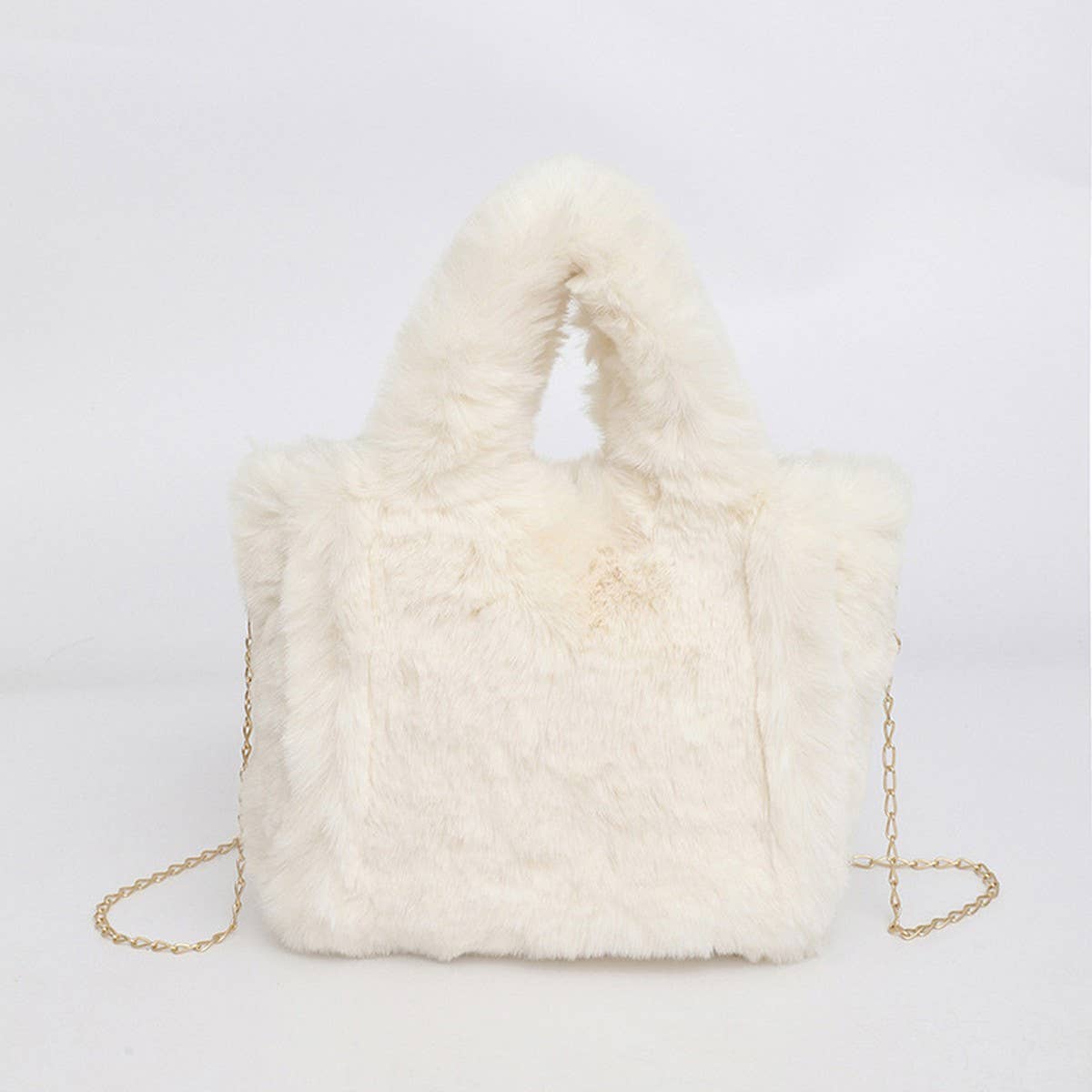 Fluffy Fur Handbag Women Chain Shoulder Bag_CUAB00584