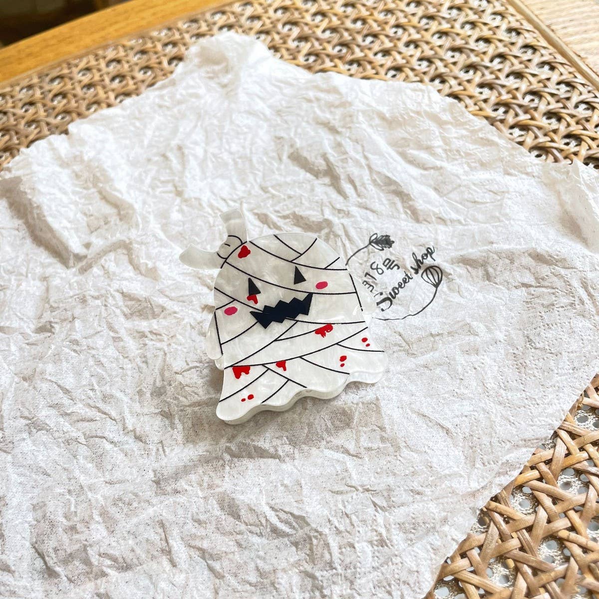 HALLOWEEN SERIES CUTE CARTOON HAIR CLAW CLIP