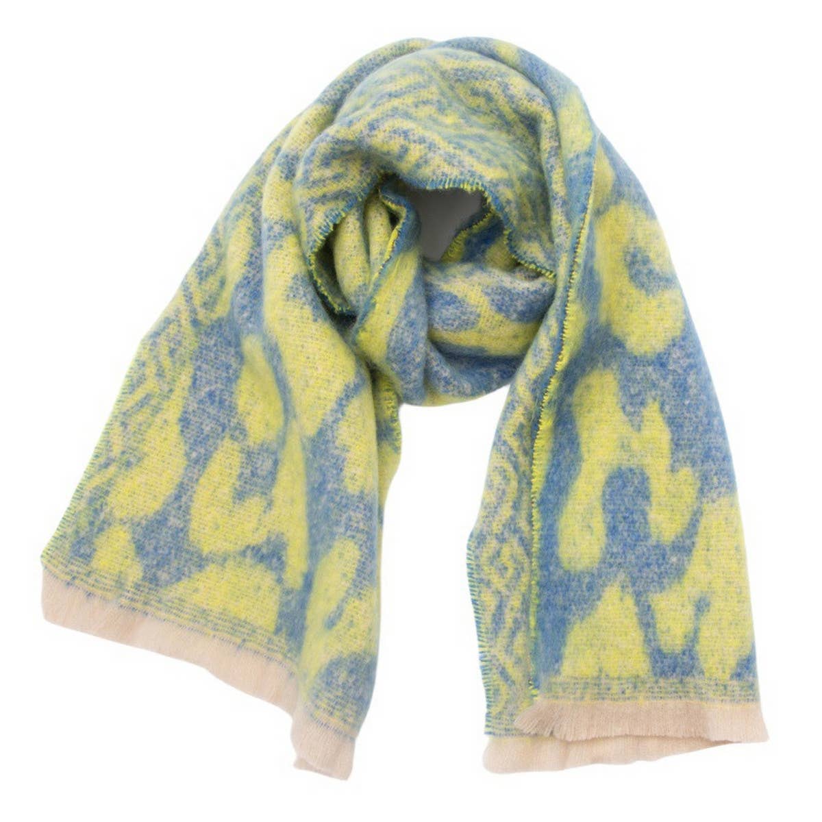 New Jacquard Leopard Print Scarf for Fall & Winter