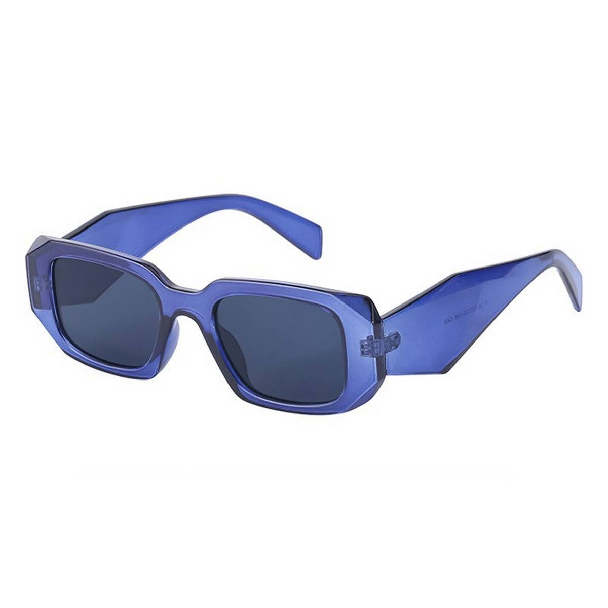 IRREGULAR SMALL SQUARE FRAME SUNGLASSES