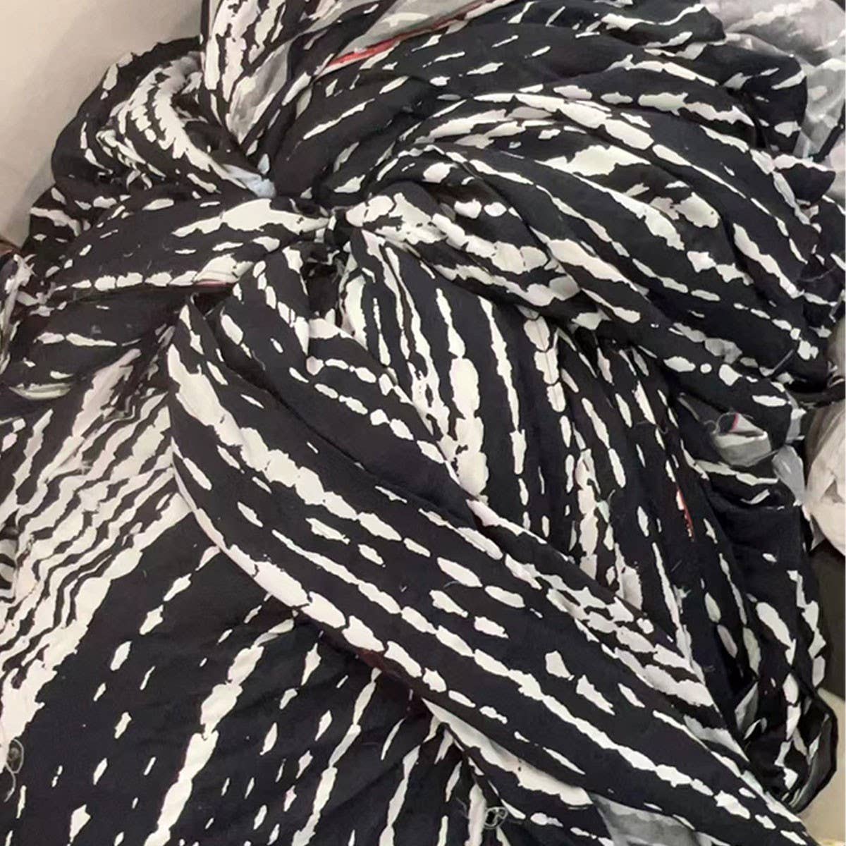 Tie-Dye Cotton Blend Beach Cover-Up Robe