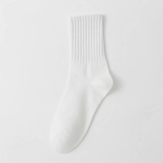NEW SOLID COLOR CASUAL MATCHING WOMEN'S SOCKS