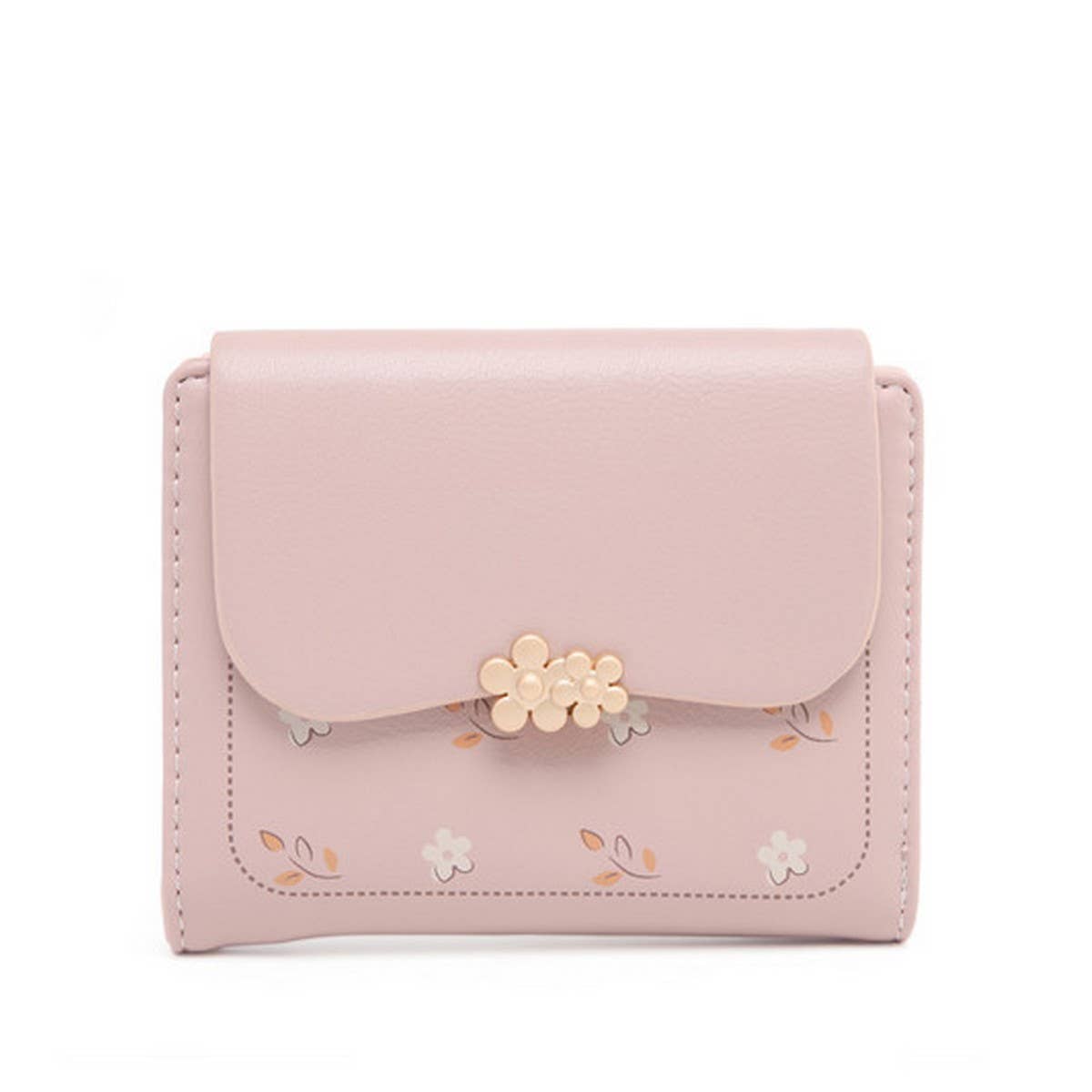 FLORAL TRI-FOLD COIN PURSE_CWAB2336