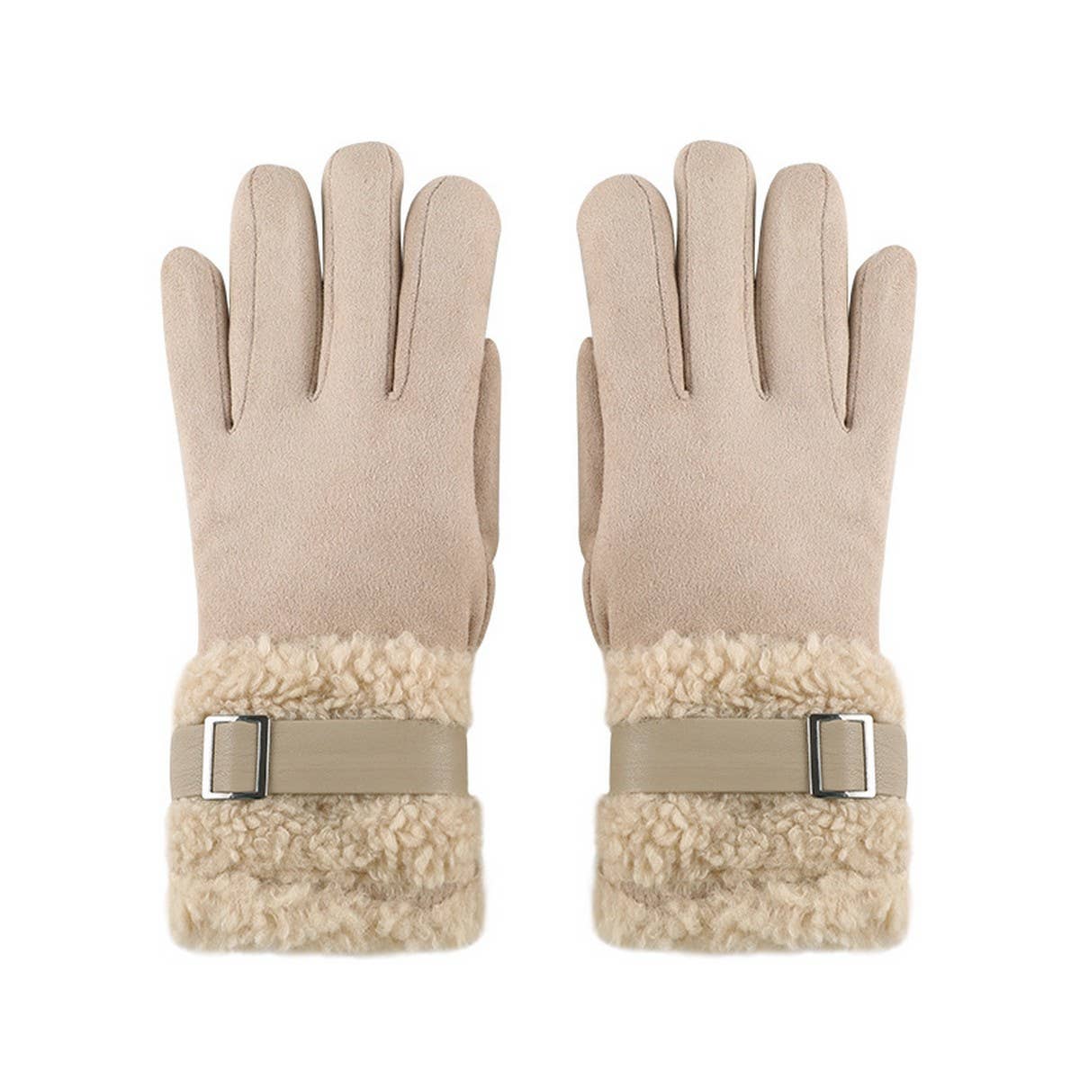 WINTER VELVET THICK WARM TOUCH SCREEN GLOVES_CWAG0381