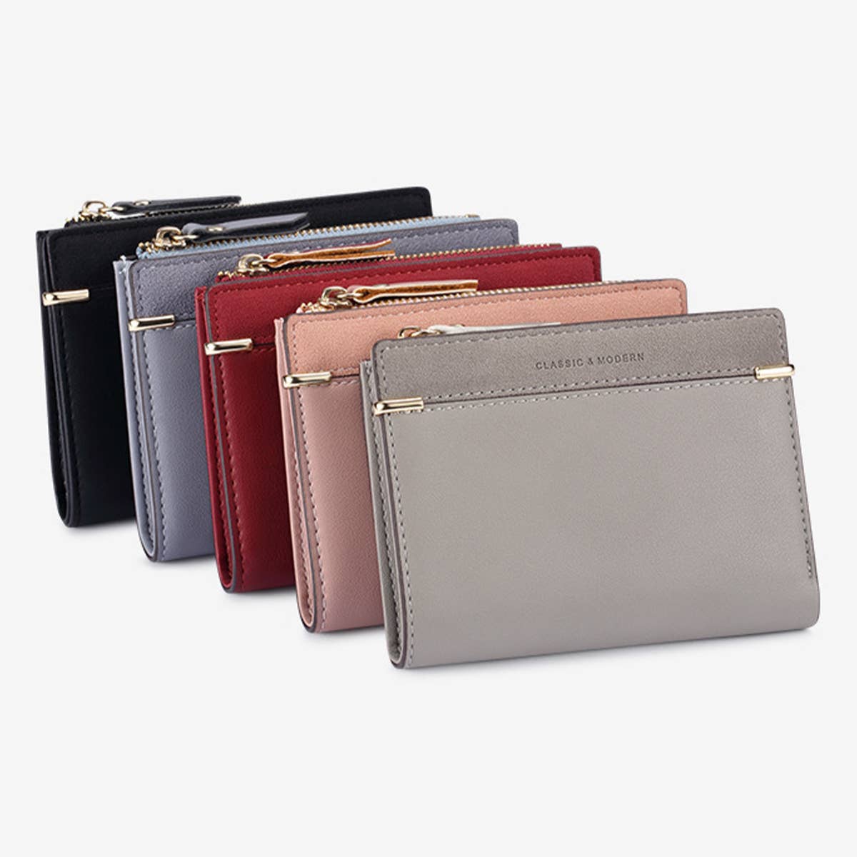 SIMPLE COIN PURSE WITH MULTIPLE CARD SLOTS_CWAB1662