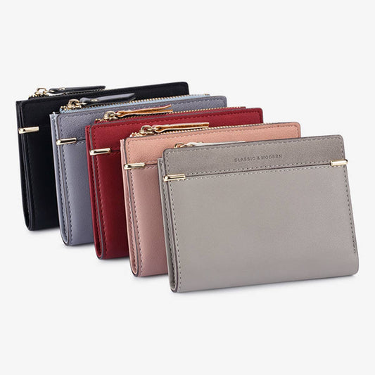 SIMPLE COIN PURSE WITH MULTIPLE CARD SLOTS_CWAB1662