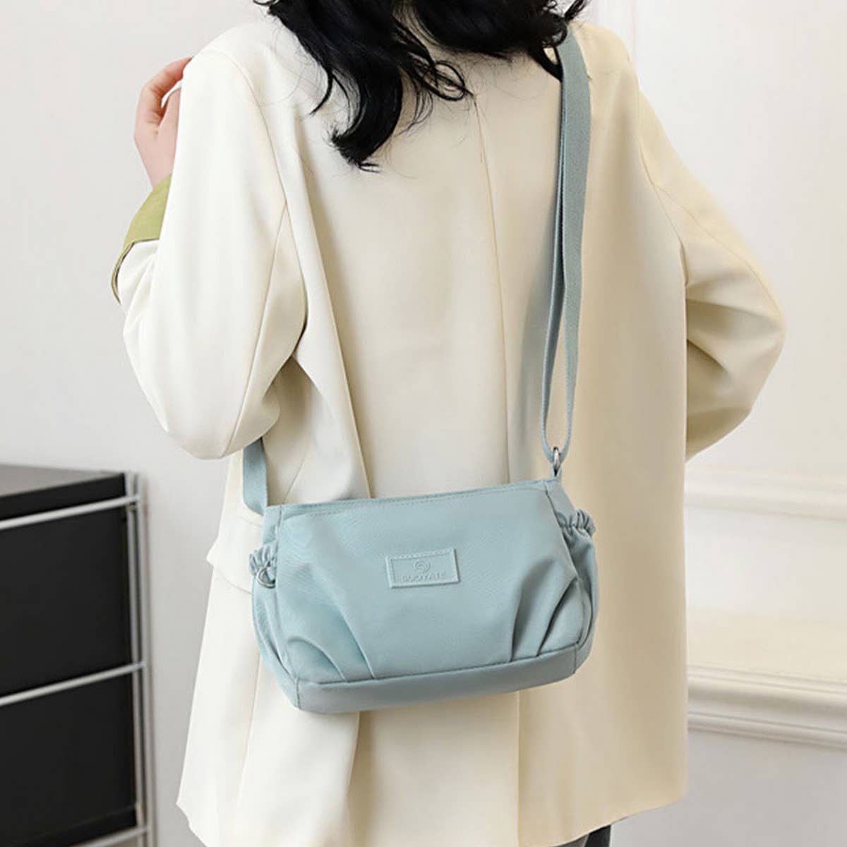 WATERPROOF NYLON SHOULDER BAG FOR MOBILE PHONE